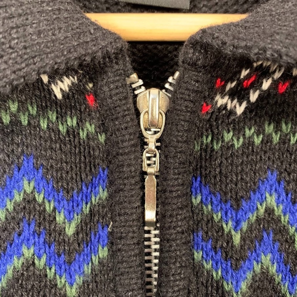 Vtg Designers Originals Studio Christmas Snowman Sweater Knit Full Zip Women's M - Picture 7 of 13